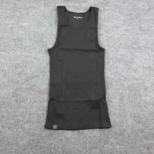 EKKOVISION Shirt Mens XL Black Sleeveless Basic Tank Cotton Spandex Jersey NWOT